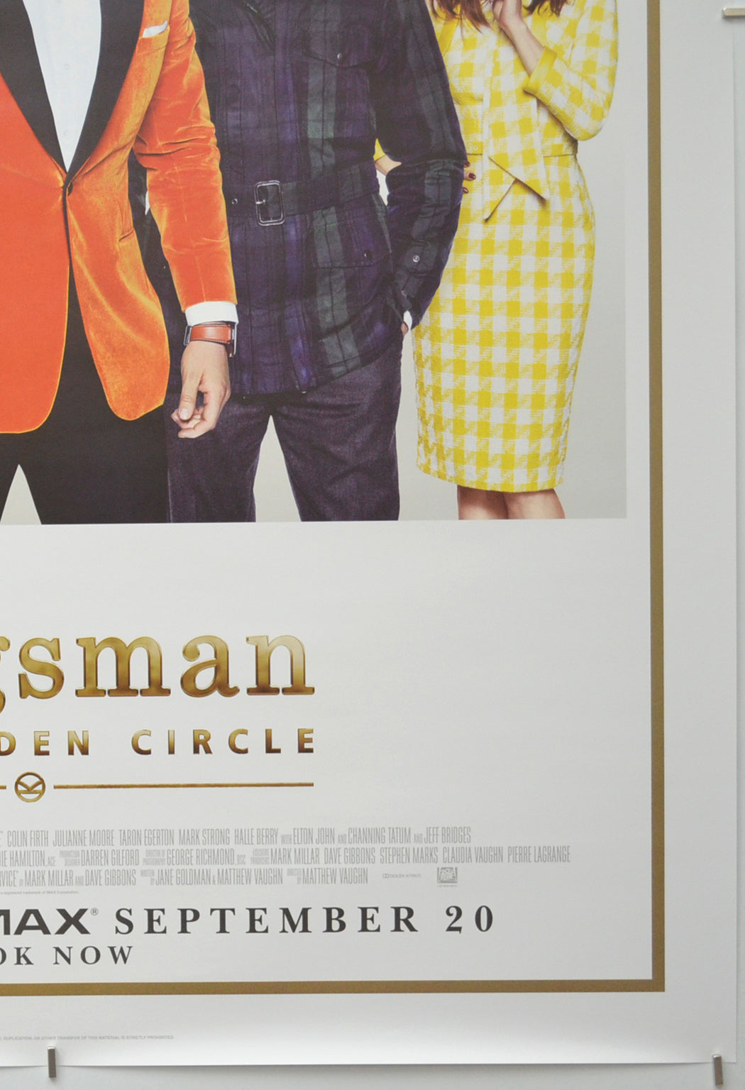 KINGSMAN: THE GOLDEN CIRCLE (Bottom Right) Cinema One Sheet Movie Poster 