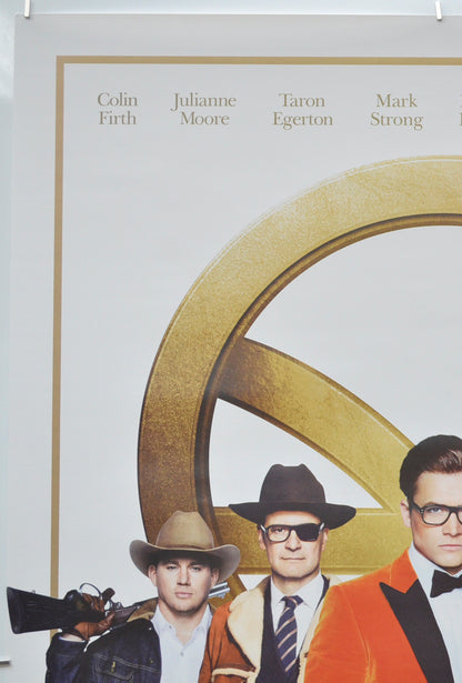 KINGSMAN: THE GOLDEN CIRCLE (Top Left) Cinema One Sheet Movie Poster 