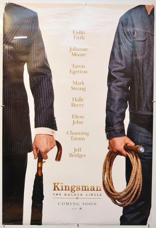 Kingsman: The Golden Circle (Teaser / Advance Version)  Original One Sheet Poster - Film Poster - Movie Poster