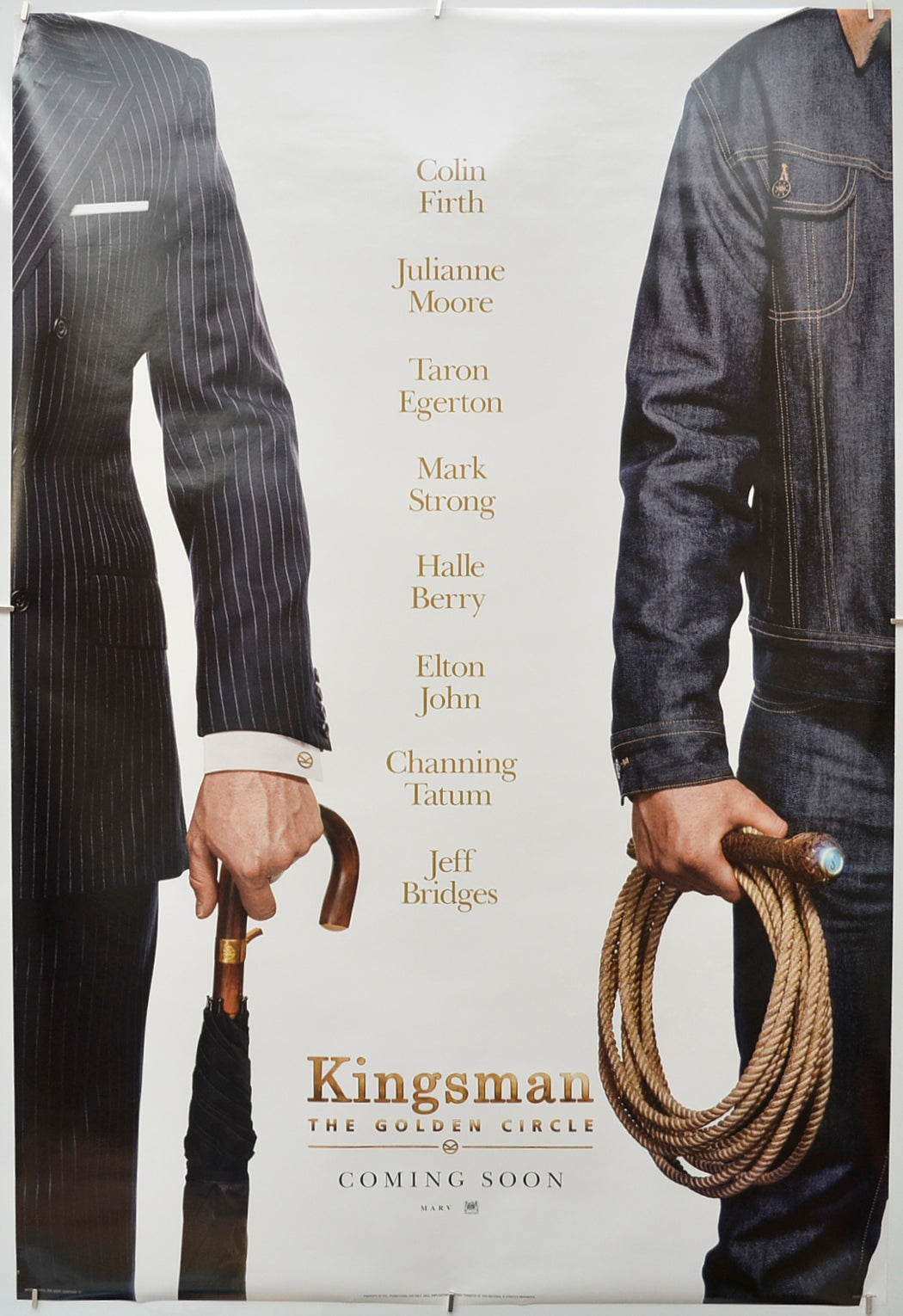 Kingsman: The Golden Circle (Teaser / Advance Version) Original One Sheet Poster - Film Poster - Movie Poster