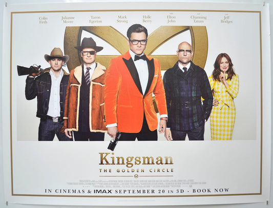 Kingsman: The Golden Circle  Original Quad Poster - Film Poster - Movie Poster