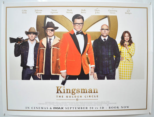 Kingsman: The Golden Circle  Original Quad Poster - Film Poster - Movie Poster