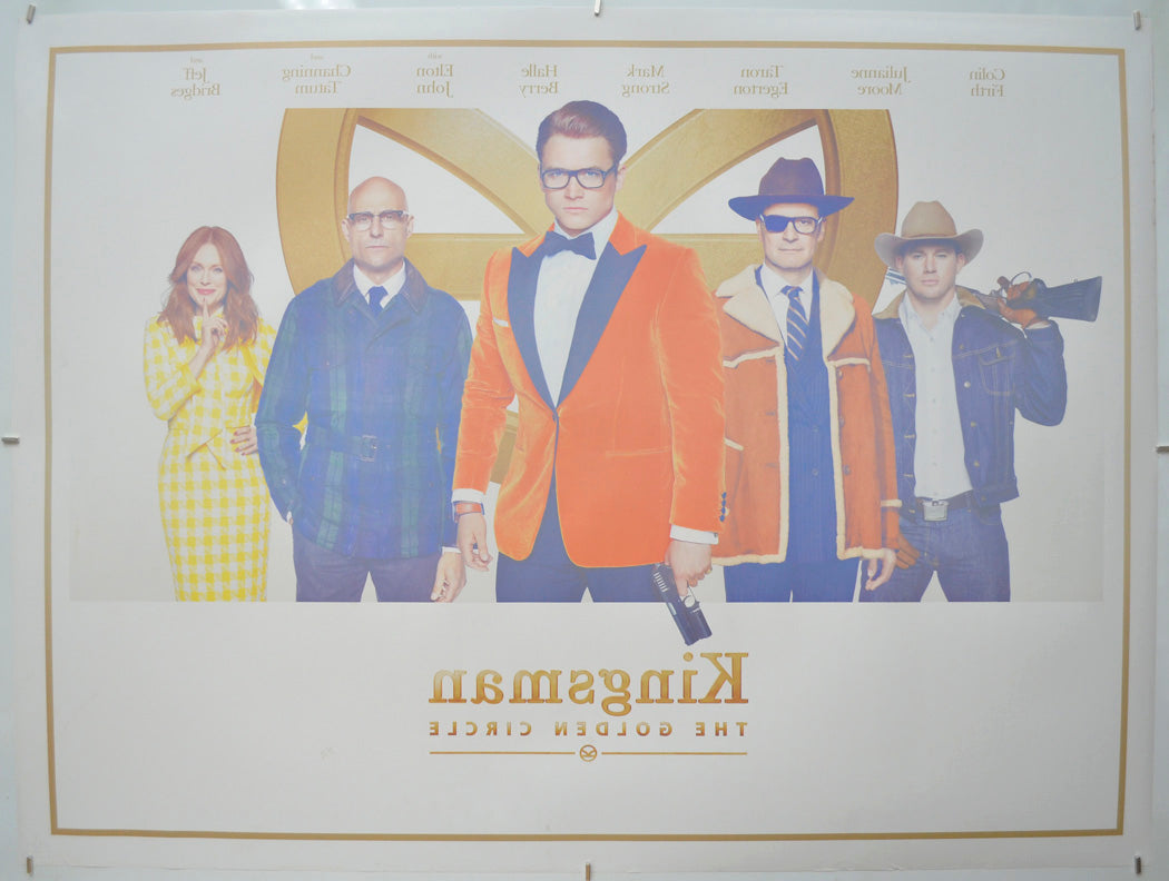 Kingsman: The Golden Circle (Back) Cinema Quad Movie Poster 