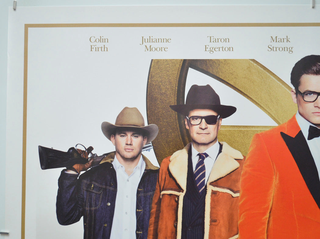 Kingsman: The Golden Circle (Top Left) Cinema Quad Movie Poster 