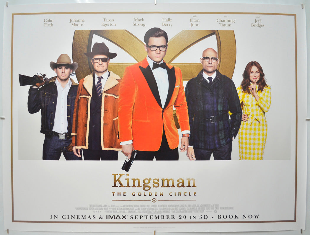 Kingsman: The Golden Circle - Original Quad Poster - Film Poster - Movie Poster