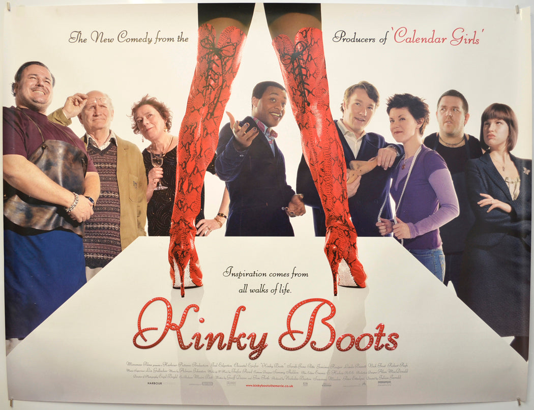 Kinky Boots Original Quad Poster - Film Poster - Movie Poster  