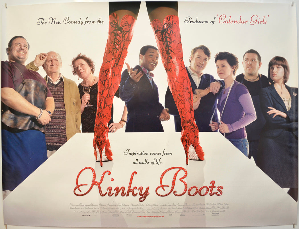 Kinky Boots Original Quad Poster - Film Poster - Movie Poster  