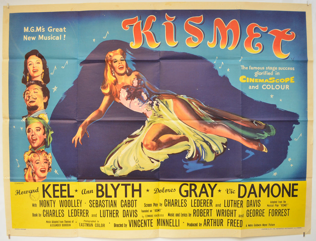 Kismet  Original Quad Poster - Film Poster - Movie Poster