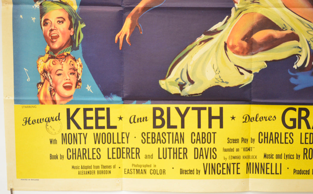 KISMET (Bottom Left) Cinema Quad Movie Poster 