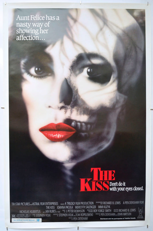 The Kiss  Original One Sheet Poster - Film Poster - Movie Poster