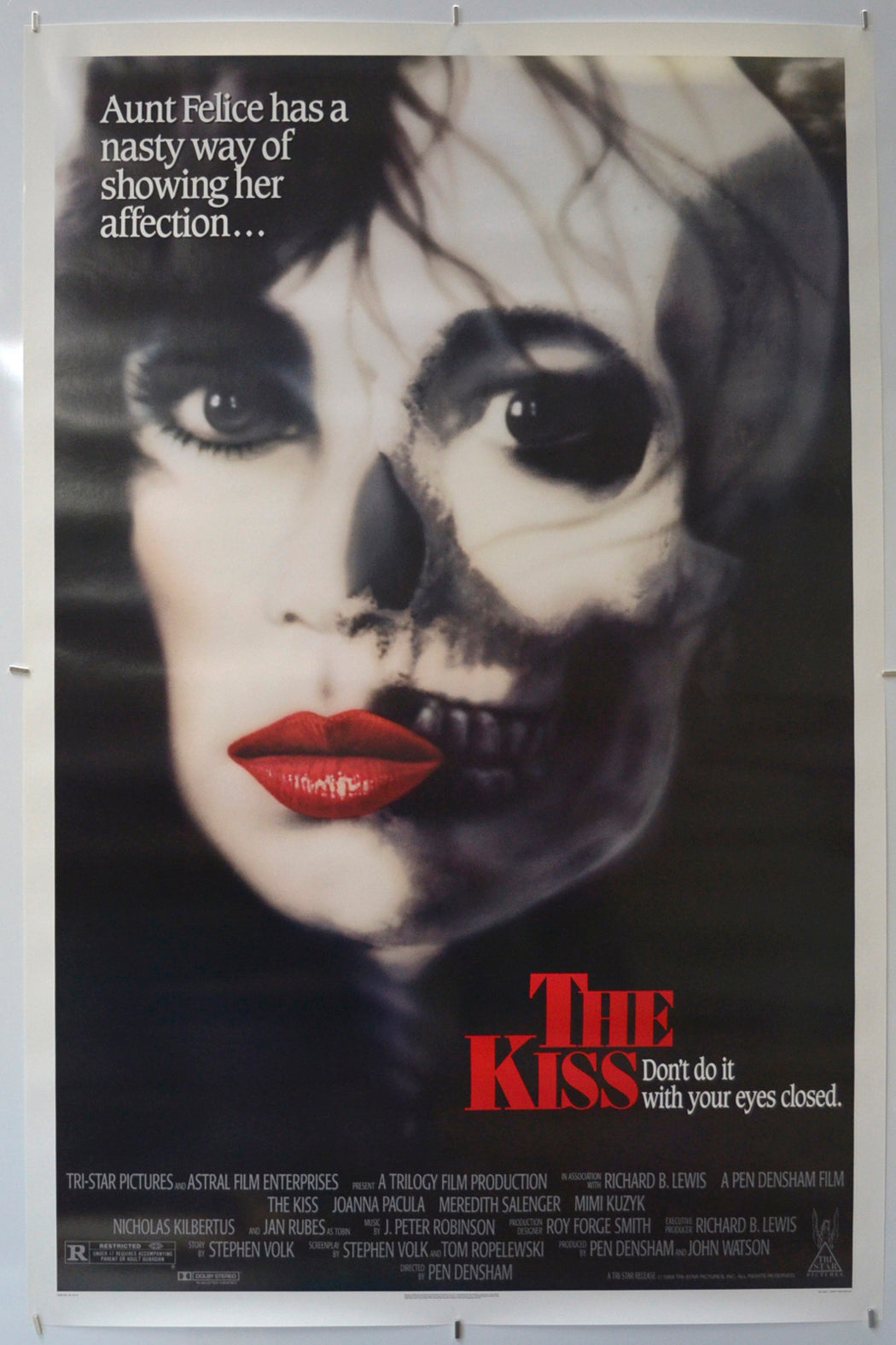 The Kiss - Original One Sheet Poster - Film Poster - Movie Poster