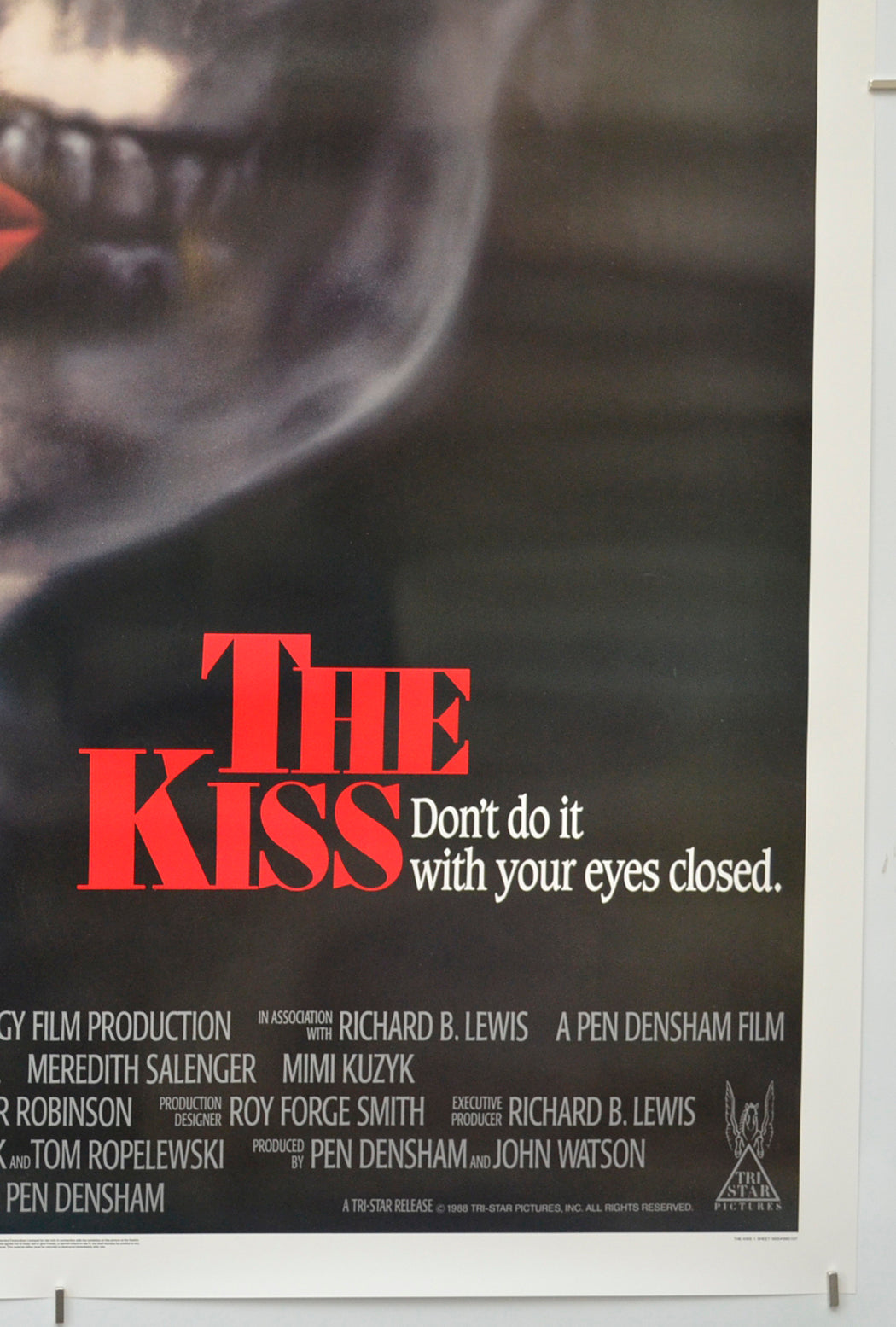 THE KISS (Bottom Right) Cinema One Sheet Movie Poster 