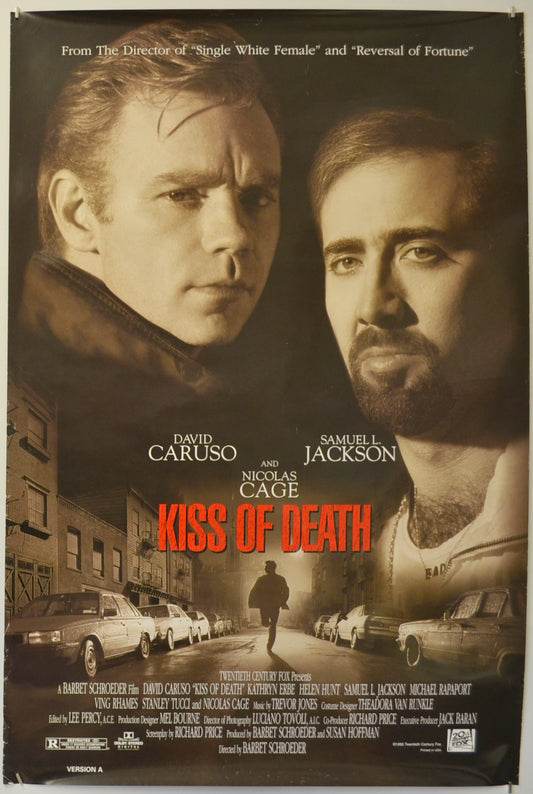 Kiss Of Death  Original One Sheet Poster - Film Poster - Movie Poster