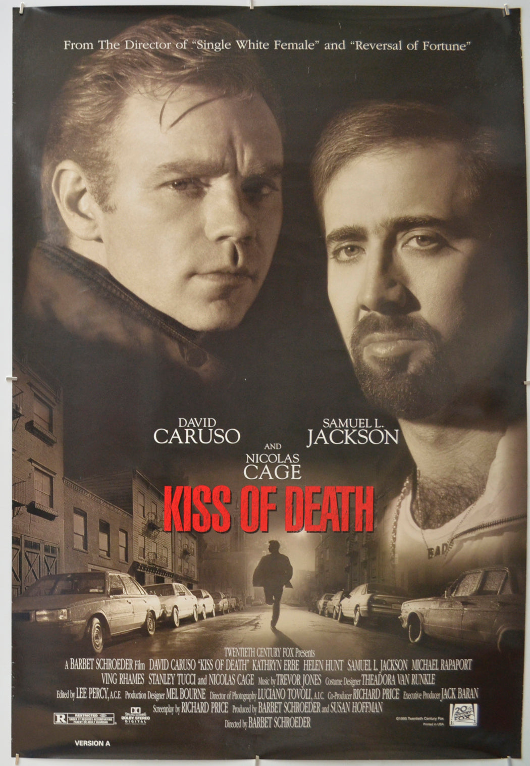 Kiss Of Death Original One Sheet Poster - Film Poster - Movie Poster