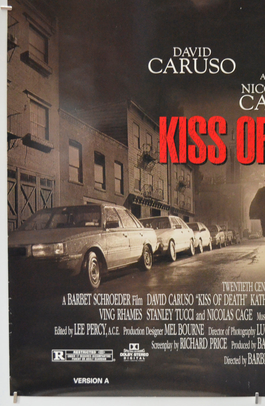 KISS OF DEATH (Bottom Left) Cinema One Sheet Movie Poster 