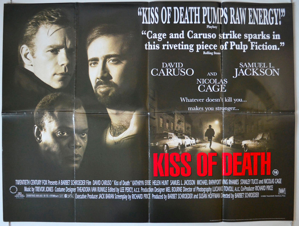 Kiss Of Death Original British Quad Poster - Movie Poster