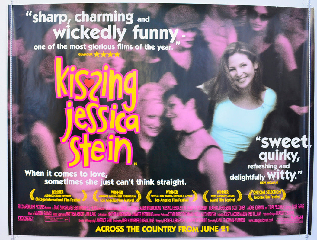 Kissing Jessica Stein  Original British Quad Poster - Film Poster - Movie Poster 