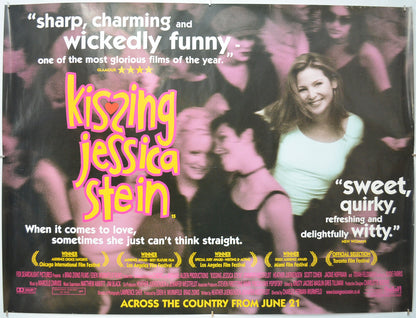 Kissing Jessica Stein Original Quad Poster - Film Poster - Movie Poster