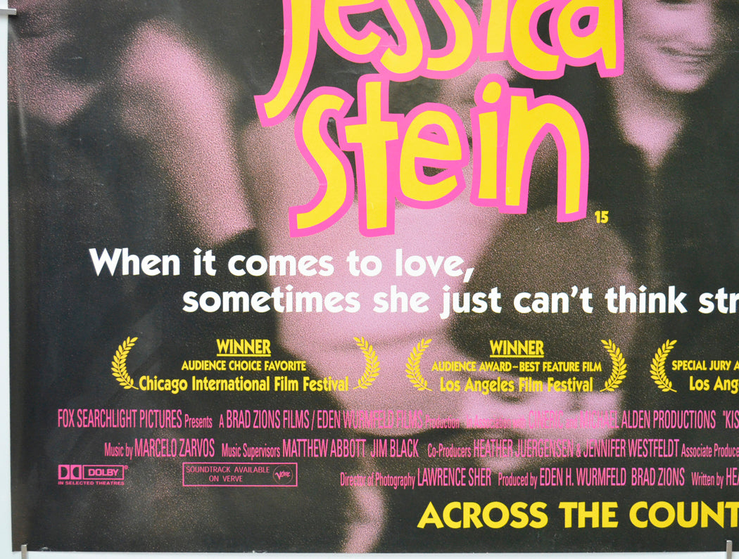 KISSING JESSICA STEIN (Bottom Left) Cinema Quad Movie Poster 