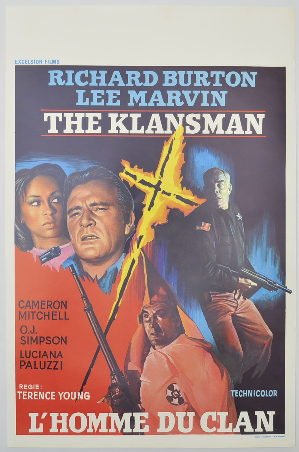 The Klansman Original Belgian Poster - Film Poster - Movie Poster