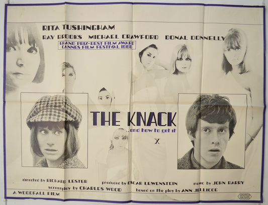 The Knack   Original Quad Poster - Film Poster - Movie Poster 