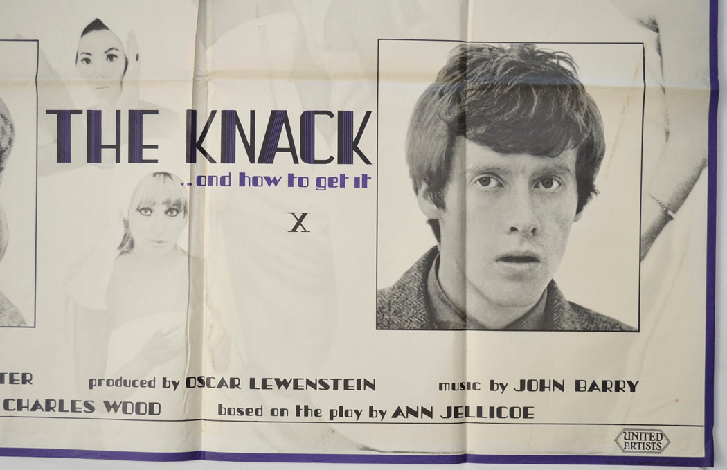 THE KNACK (Bottom Right) Cinema Quad Movie Poster 