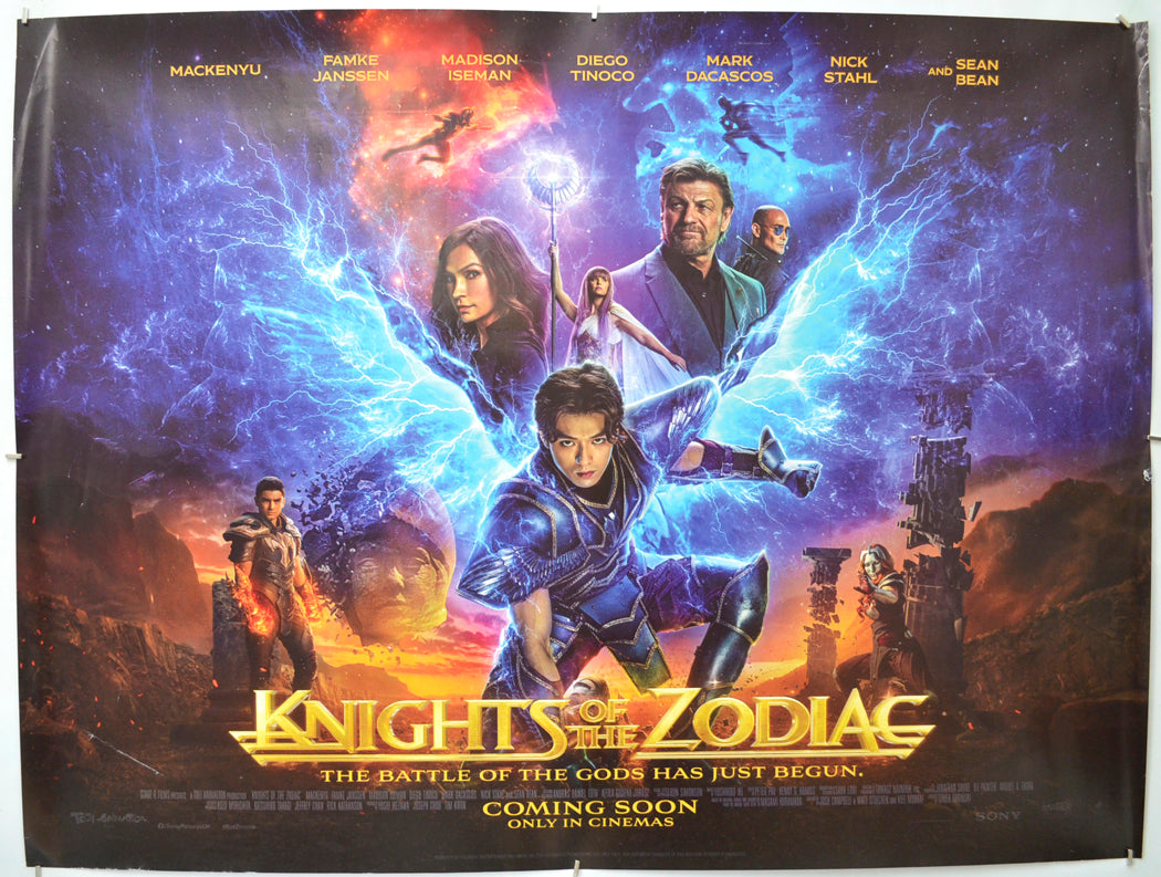 Knights Of The Zodiac (Teaser / Advance Version) Original Quad Poster - Film Poster - Movie Poster 