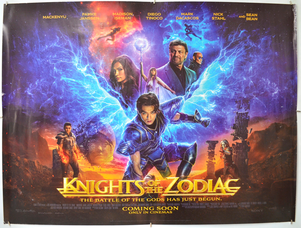 Knights Of The Zodiac (Teaser / Advance Version) Original Quad Poster - Film Poster - Movie Poster 