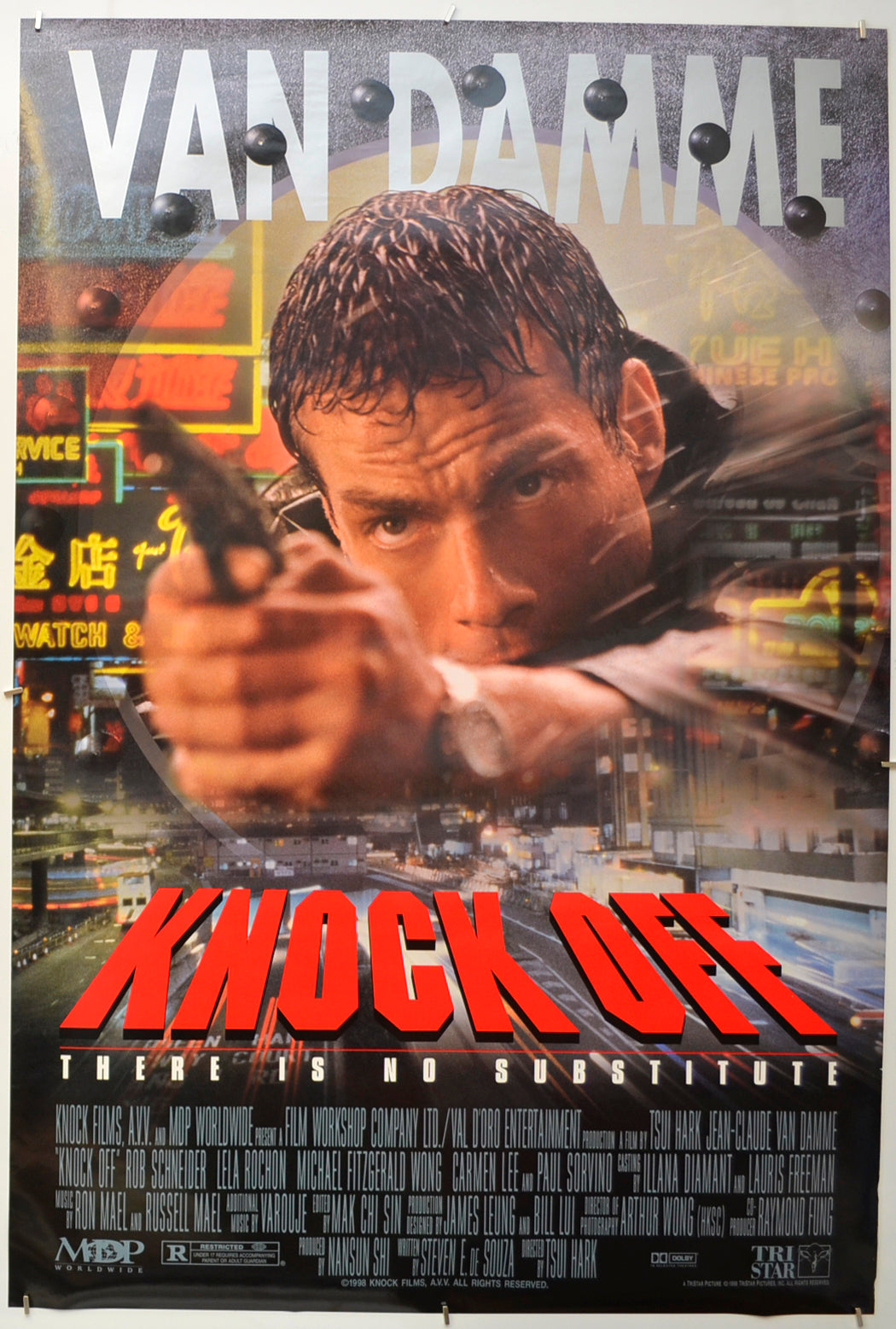 Knock Off Original One Sheet Poster - Film Poster - Movie Poster