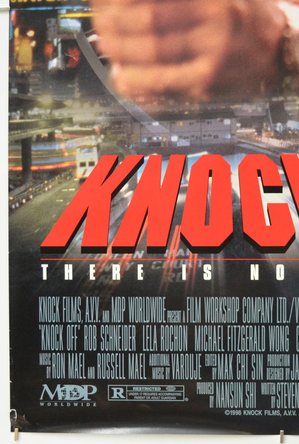 KNOCK OFF (Bottom Left) Cinema One Sheet Movie Poster 