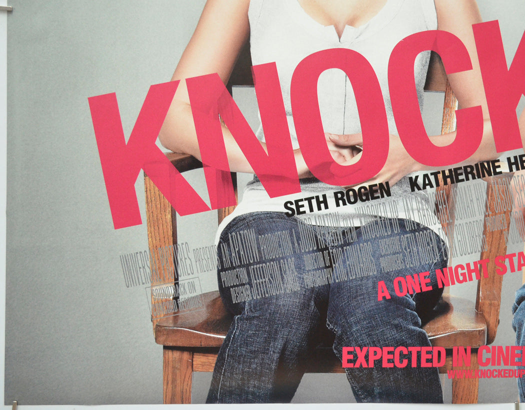 KNOCKED UP (Bottom Left) Cinema Quad Movie Poster 