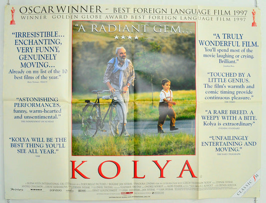 Kolya Original British Quad Poster - Film Poster - Movie Poster 