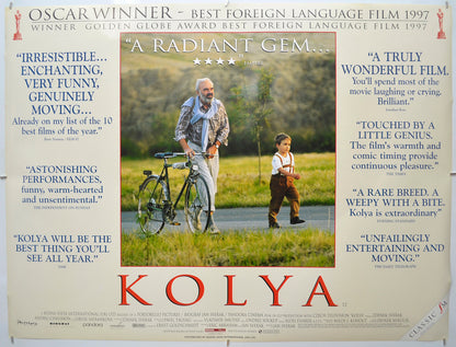 Kolya Original Quad Poster - Film Poster - Movie Poster