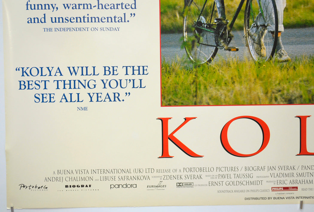 KOLYA (Bottom Left) Cinema Quad Movie Poster 