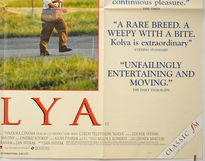 KOLYA (Bottom Right) Cinema Quad Movie Poster 