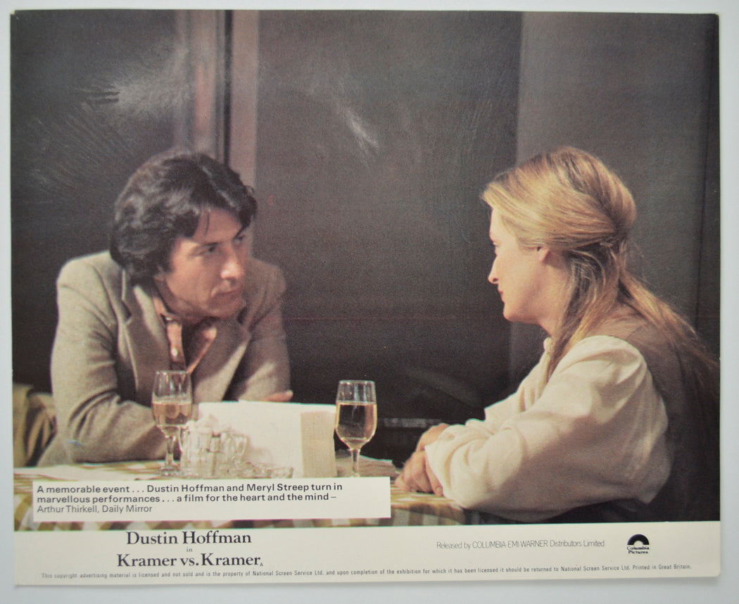 KRAMER VS KRAMER (Card 1) Cinema Colour FOH Stills / Lobby Cards 