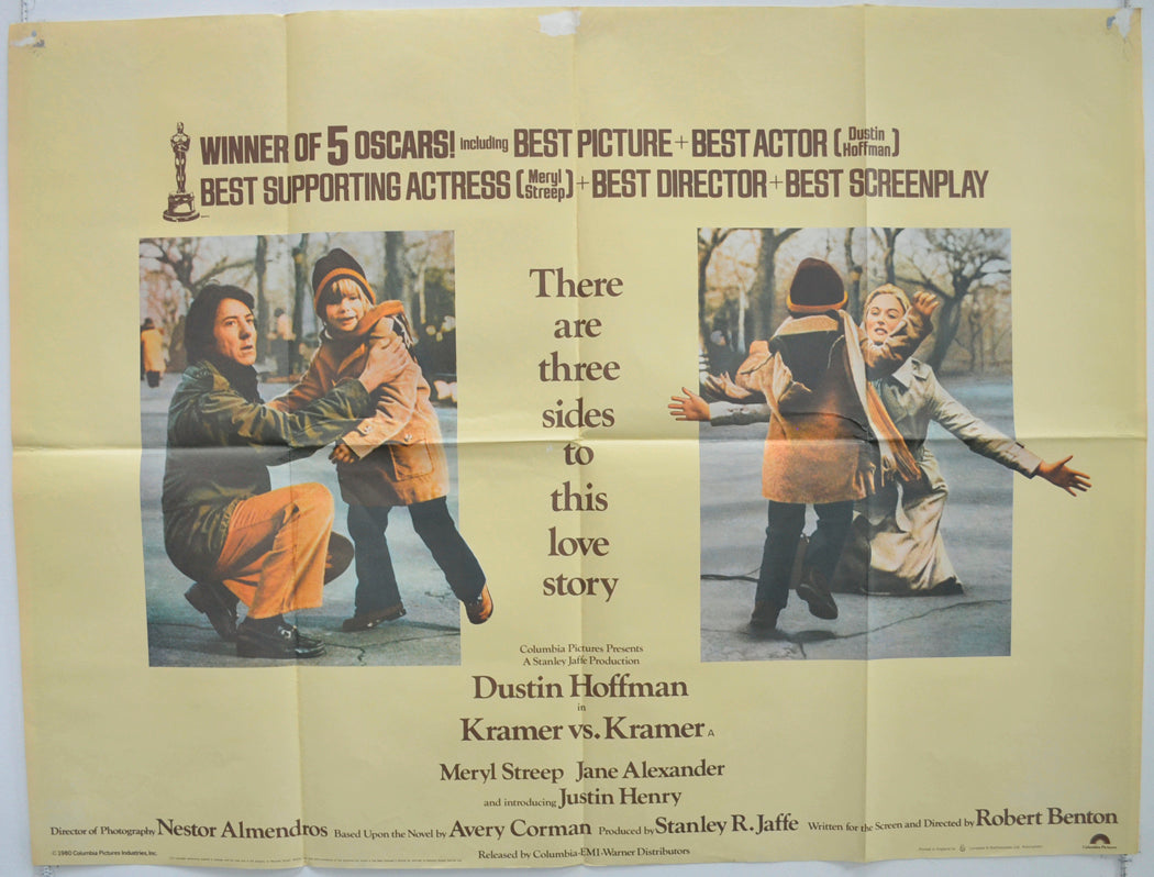Kramer Vs Kramer Plakat 1979 Kramer Vs Kramer Original 1SH Movie