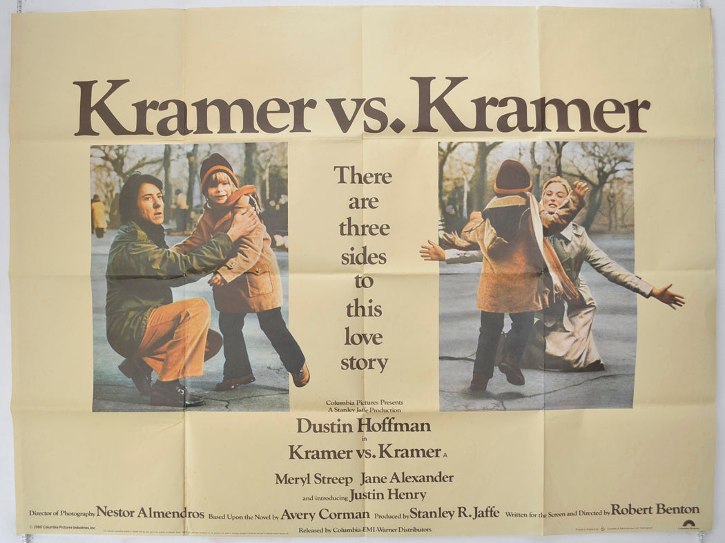 Kramer vs Kramer Original Quad Poster - Film Poster - Movie Poster  