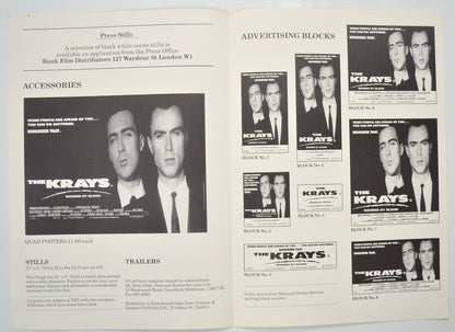 THE KRAYS Cinema Exhibitors Campaign Pressbook - INSIDE 