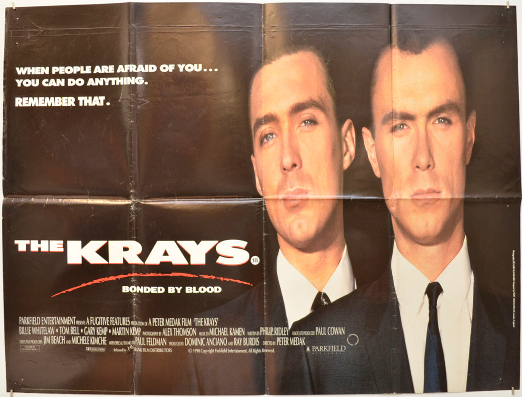 The Krays Original Quad Poster - Film Poster - Movie Poster