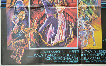 KRULL (Bottom Left) Cinema Quad Movie Poster 