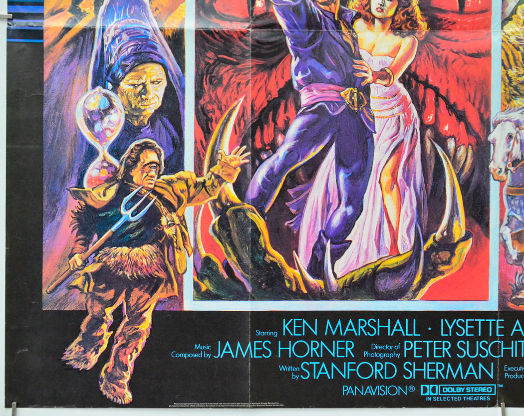 Krull (Bottom Left) Cinema Quad Movie Poster 