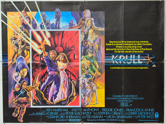 Krull - Original Quad Poster - Film Poster - Movie Poster