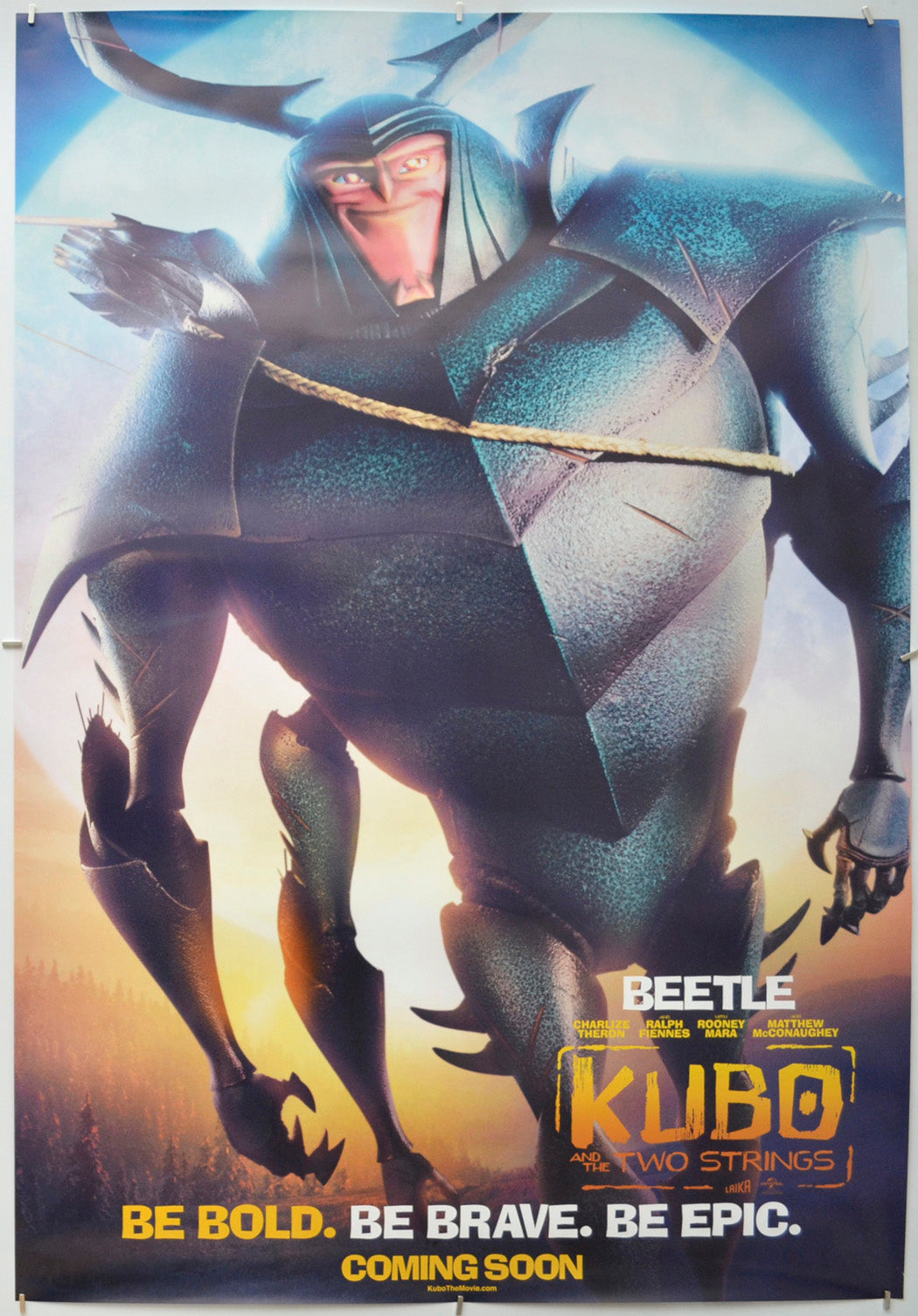 Kubo And The Two Strings - Original One Sheet Poster - Film Poster - Movie Poster 