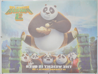Kung Fu Panda 3 (Back) Cinema Quad Movie Poster 