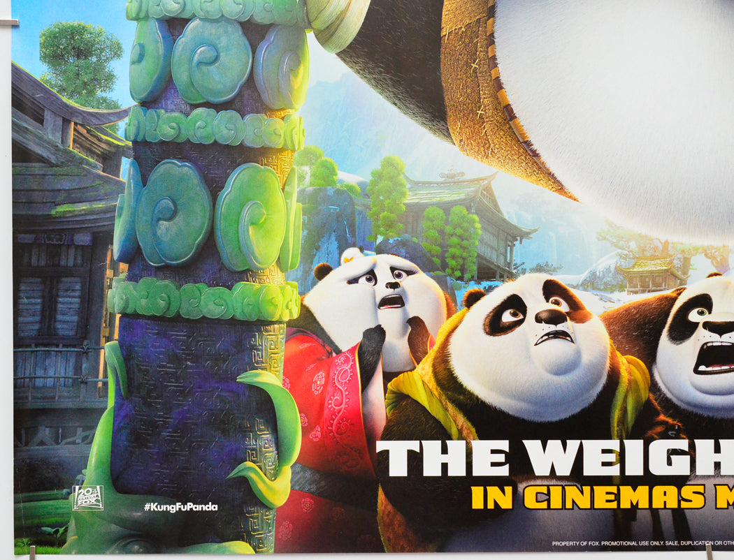 Kung Fu Panda 3 (Bottom Left) Cinema Quad Movie Poster 