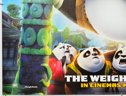 Kung Fu Panda 3 (Bottom Left) Cinema Quad Movie Poster 