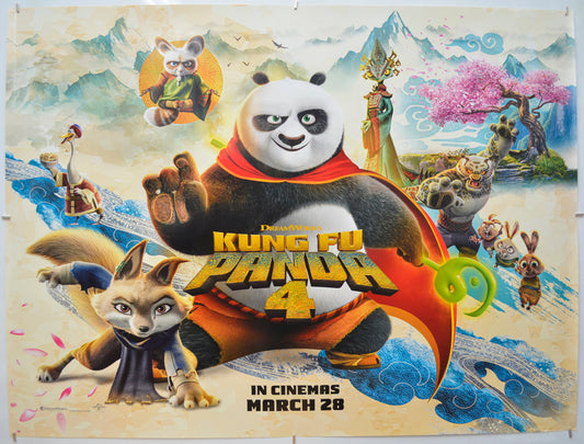 Kung Fu Panda 4 (Teaser / Advance Version) Original Quad Poster - Film Poster - Movie Poster