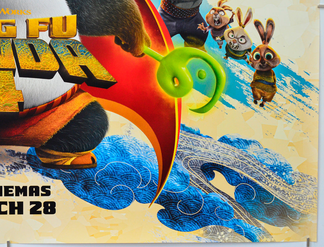 Kung Fu Panda 4 (Bottom Right) Cinema Quad Movie Poster 