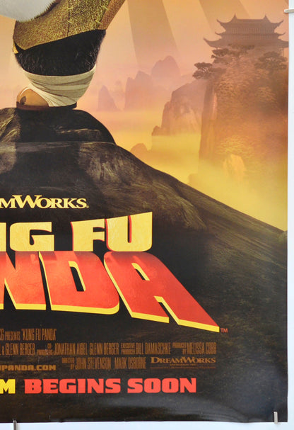 Kung Fu Panda (Bottom Right) Cinema One Sheet Movie Poster 